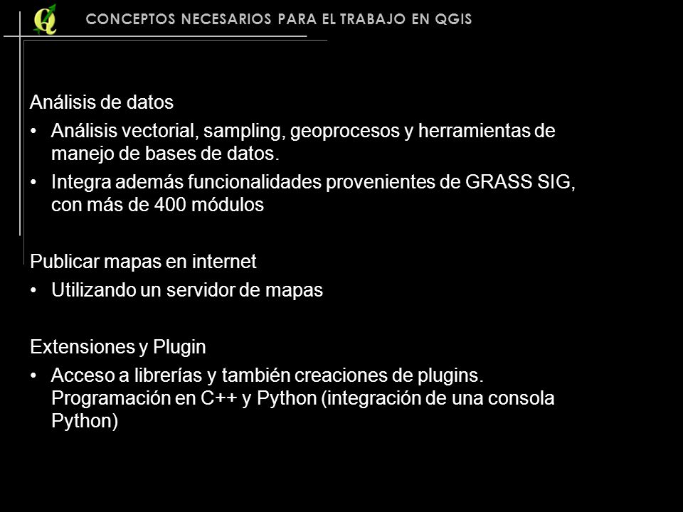 Publicar mapas en internet Utilizando un servidor de mapas