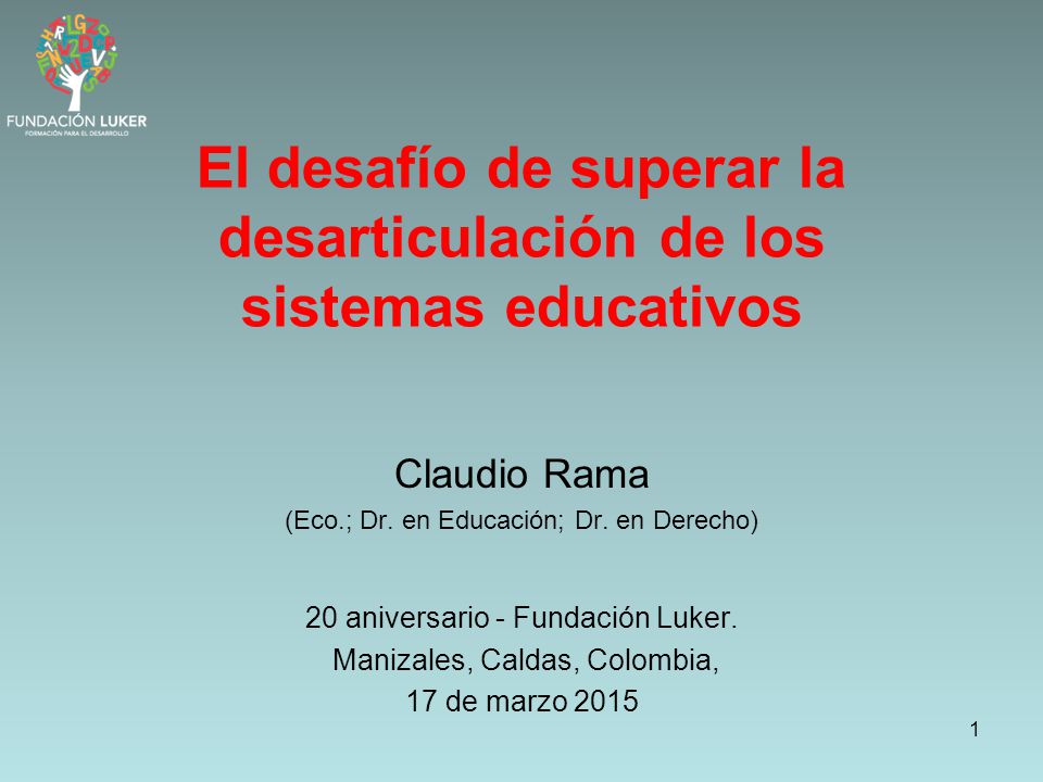 El desafío de superar la desarticulación de los sistemas educativos