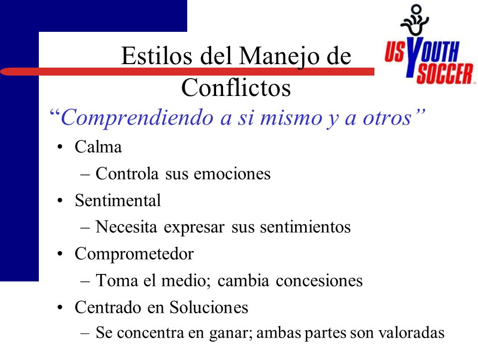 Estilos del Manejo de Conflictos Comprendiendo a si mismo y a otros