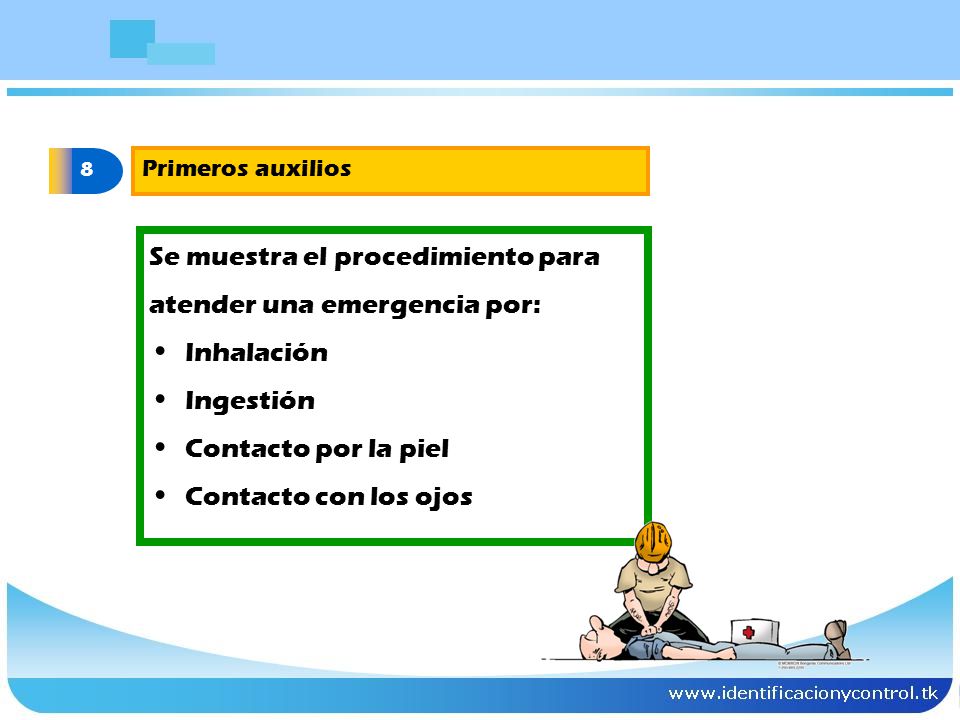 Se muestra el procedimiento para atender una emergencia por: