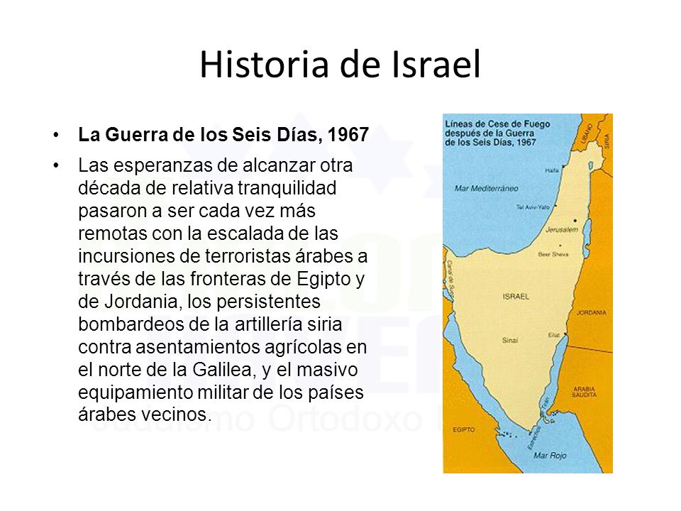Historia de Israel La Guerra de los Seis Días, 1967