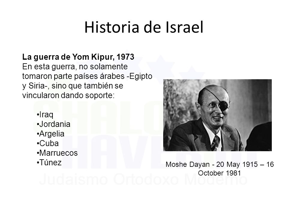 Moshe Dayan - 20 May 1915 – 16 October 1981