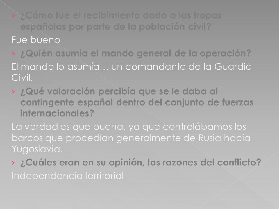 ¿Cómo fue el recibimiento dado a las tropas españolas por parte de la población civil