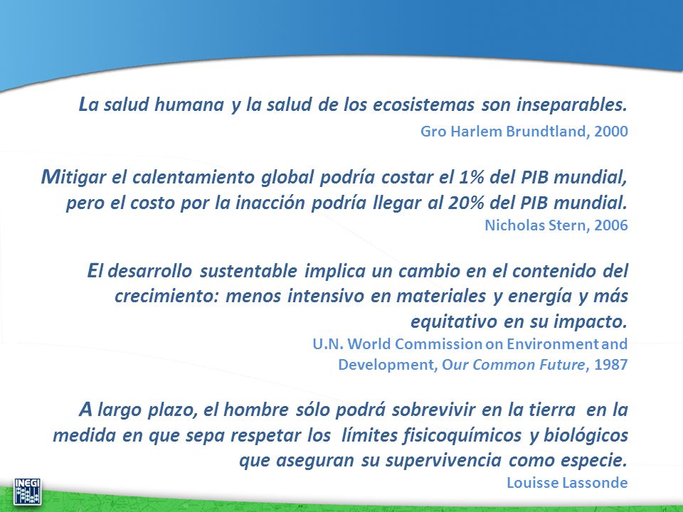 La salud humana y la salud de los ecosistemas son inseparables.