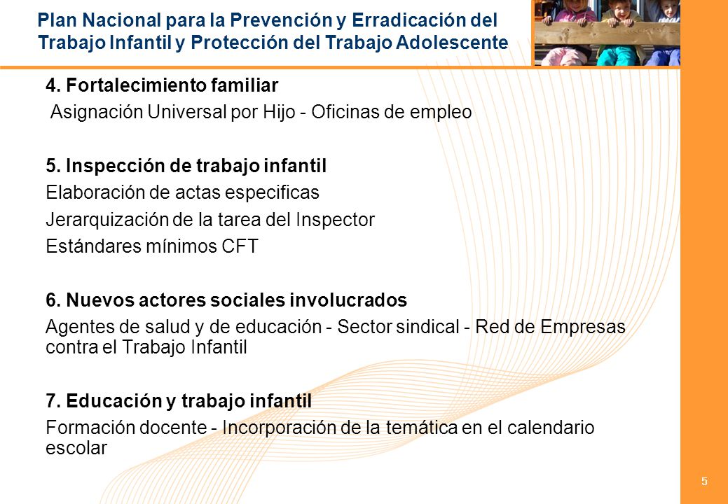 Plan Nacional para la Prevención y Erradicación del Trabajo Infantil y Protección del Trabajo Adolescente