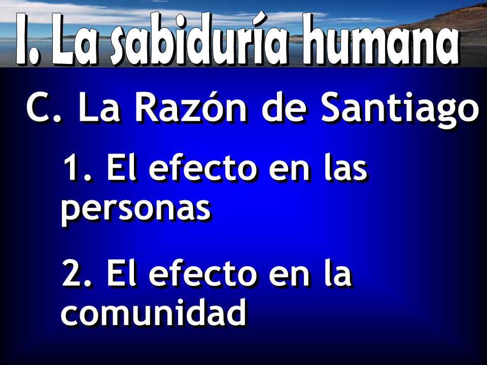 C. La Razón de Santiago 1. El efecto en las personas