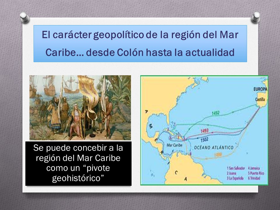 El carácter geopolítico de la región del Mar Caribe… desde Colón hasta la actualidad