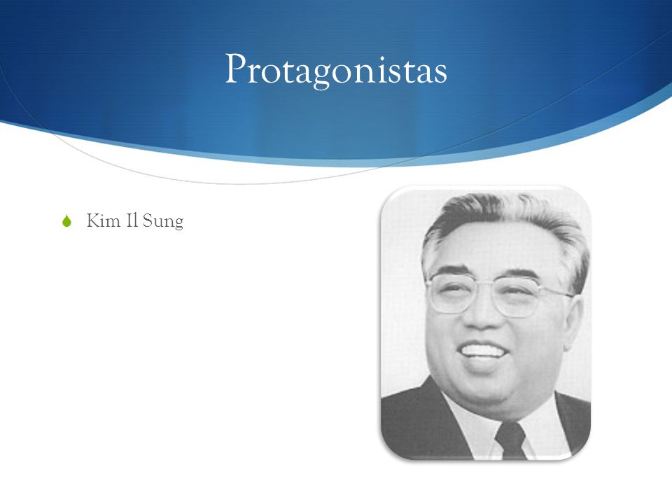 Protagonistas Kim Il Sung