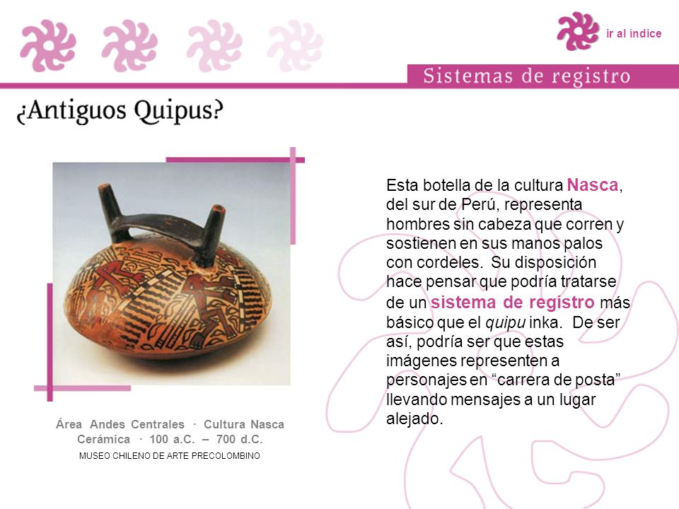 Área Andes Centrales · Cultura Nasca Cerámica · 100 a.C. – 700 d.C.