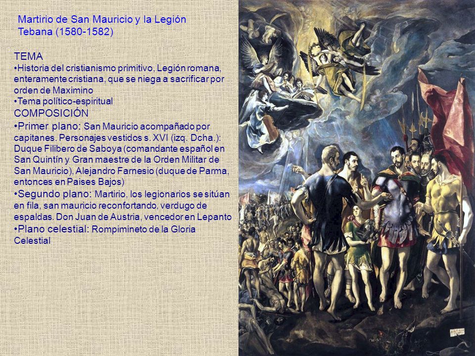 Martirio de San Mauricio y la Legión Tebana ( )