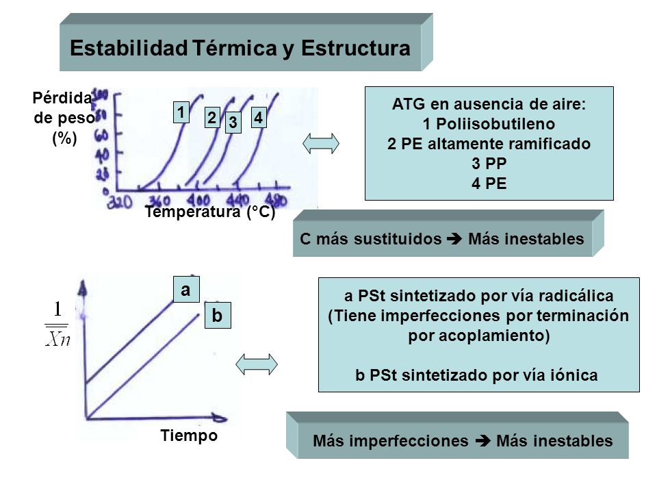 Estabilidad Térmica y Estructura