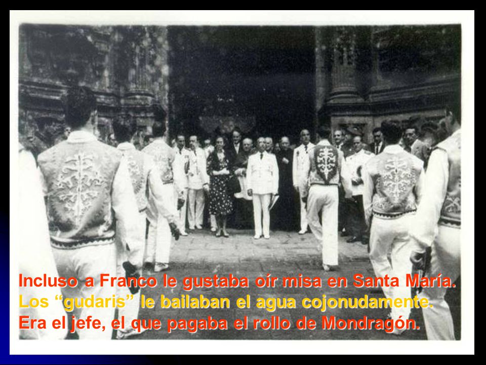 Incluso a Franco le gustaba oír misa en Santa María.