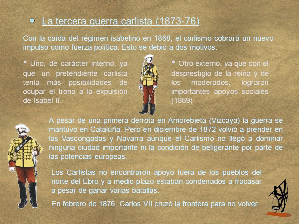 La tercera guerra carlista ( )
