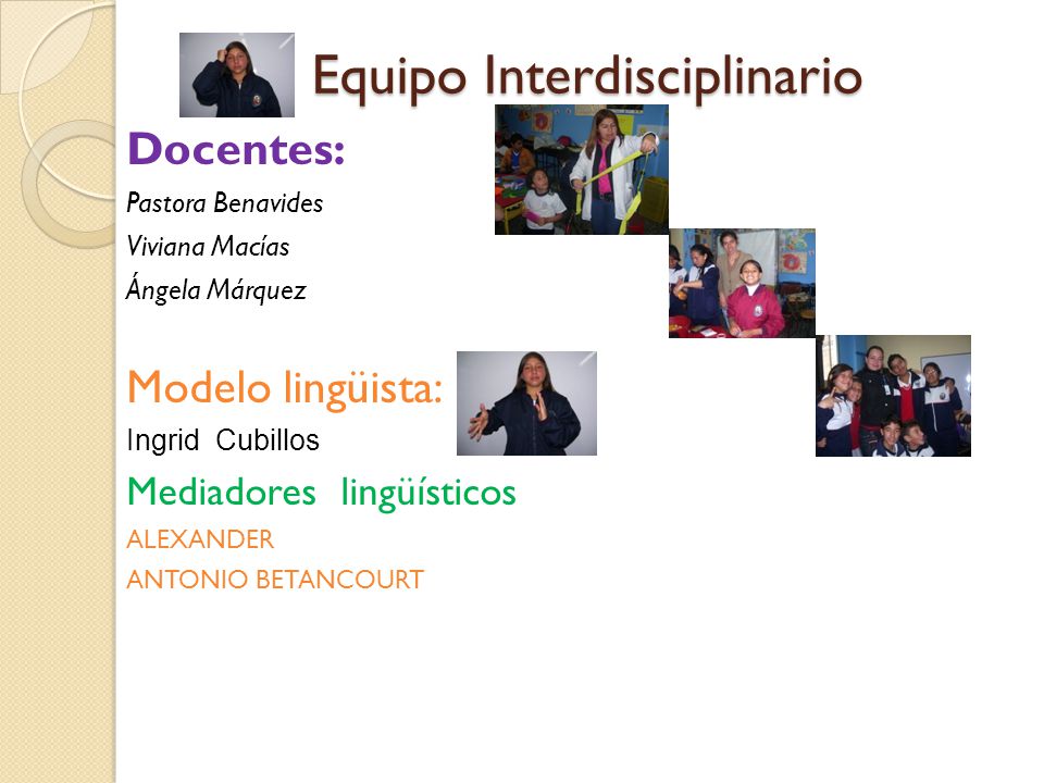 Equipo Interdisciplinario