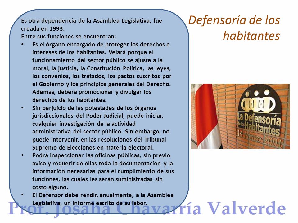 Defensoría de los habitantes
