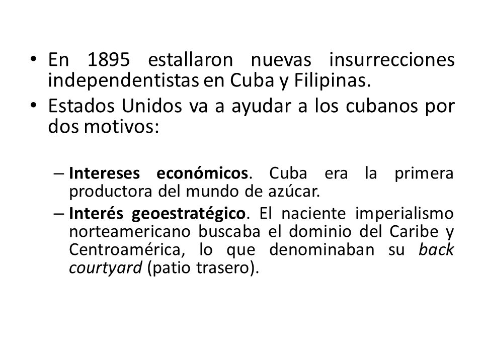 Estados Unidos va a ayudar a los cubanos por dos motivos: