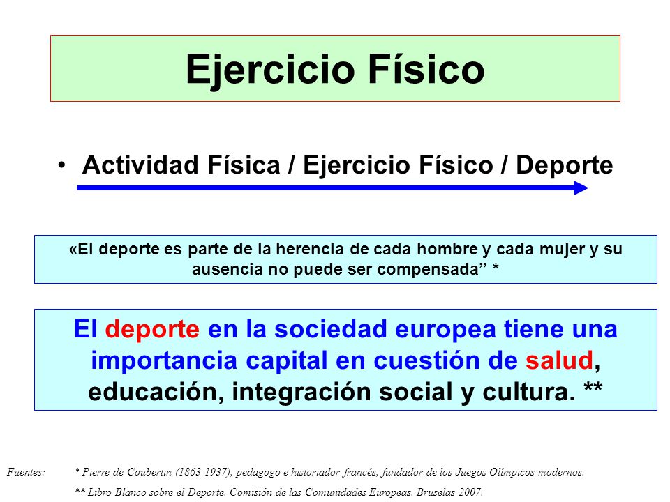 Ejercicio Físico Actividad Física / Ejercicio Físico / Deporte