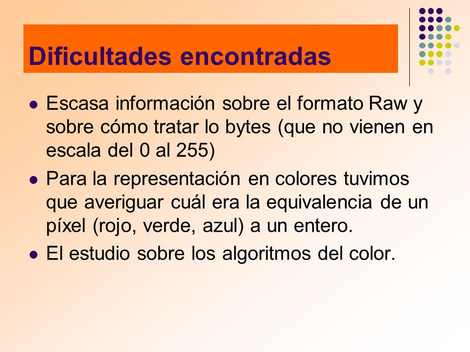 Dificultades encontradas