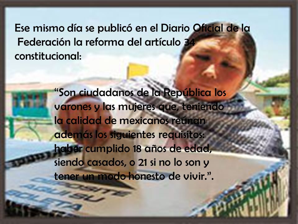 Ese mismo día se publicó en el Diario Oficial de la