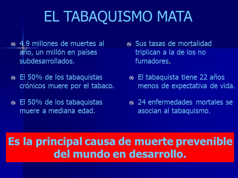Es la principal causa de muerte prevenible del mundo en desarrollo.