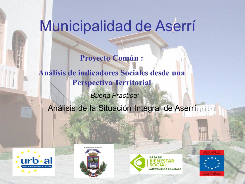 Análisis de indicadores Sociales desde una Perspectiva Territorial
