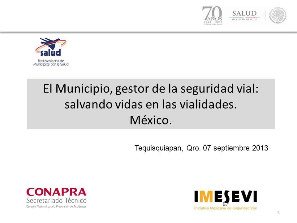 El Municipio, gestor de la seguridad vial: salvando vidas en las vialidades.