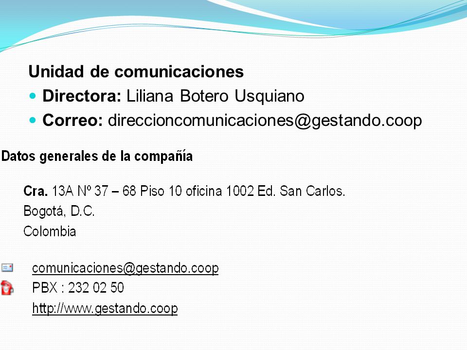 Unidad de comunicaciones