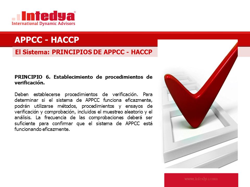 APPCC - HACCP El Sistema: PRINCIPIOS DE APPCC - HACCP QUIÉNES SOMOS