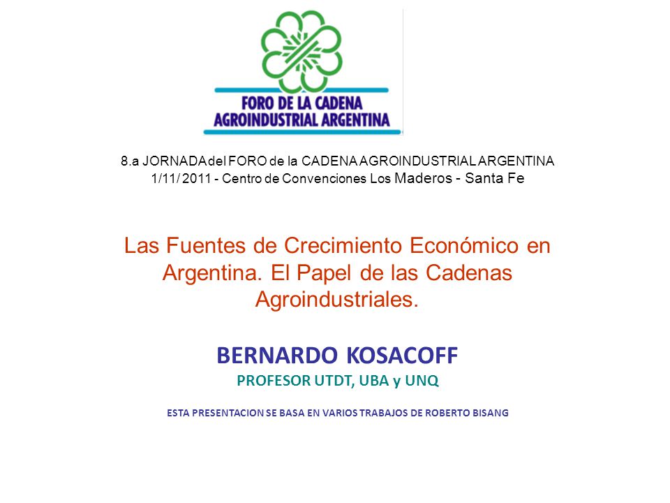 ESTA PRESENTACION SE BASA EN VARIOS TRABAJOS DE ROBERTO BISANG