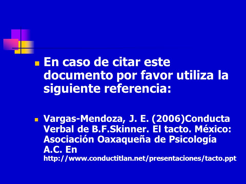 En caso de citar este documento por favor utiliza la siguiente referencia: