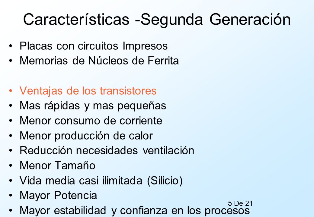 GENERACION DE COMPUTADORAS - ppt descargar