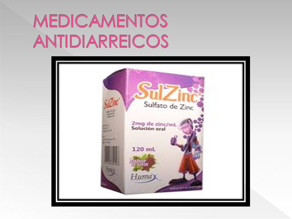 MEDICAMENTOS ANTIDIARREICOS