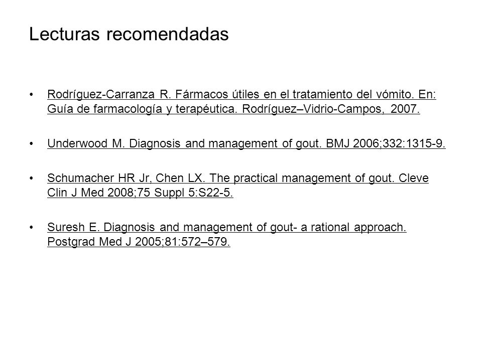 Lecturas recomendadas