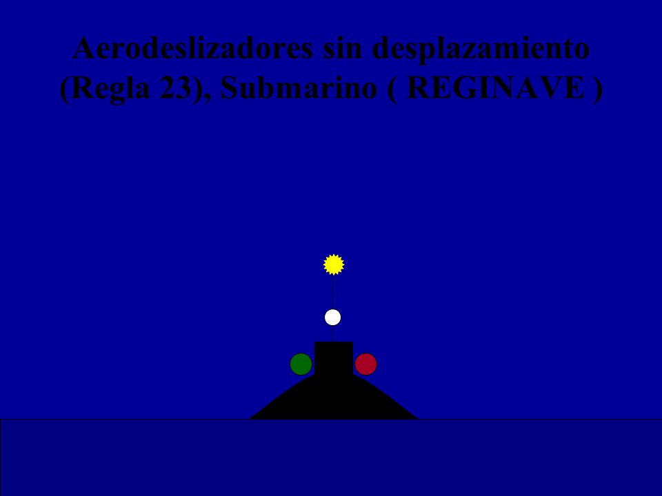 Aerodeslizadores sin desplazamiento (Regla 23), Submarino ( REGINAVE )