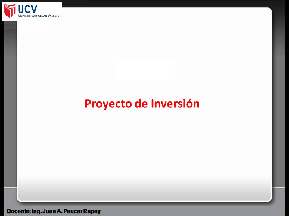 Proyecto de Inversión Esto es Elaborando un Plan de Negocios