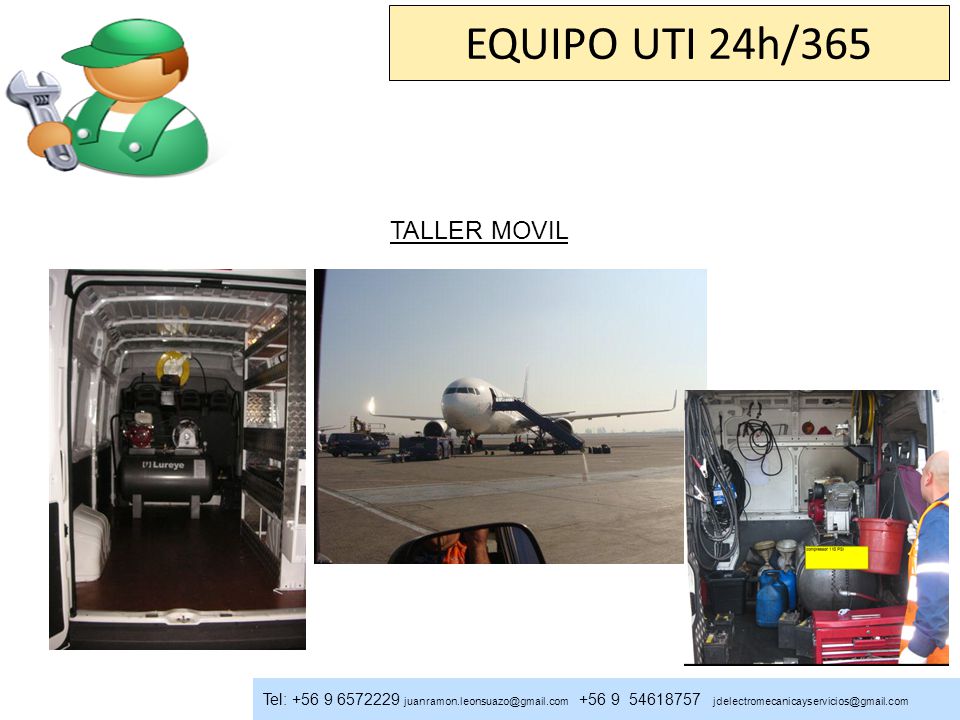 EQUIPO UTI 24h/365 TALLER MOVIL