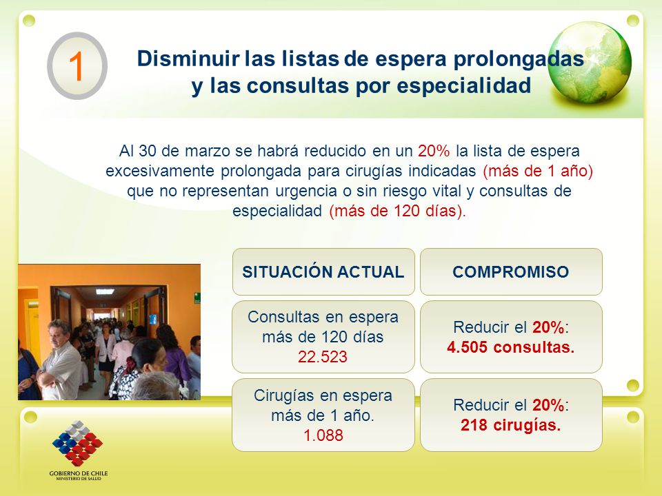 1 Disminuir las listas de espera prolongadas
