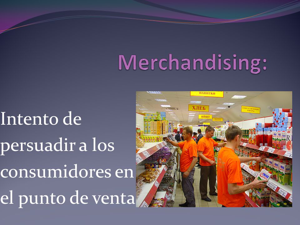 Intento de persuadir a los consumidores en el punto de venta