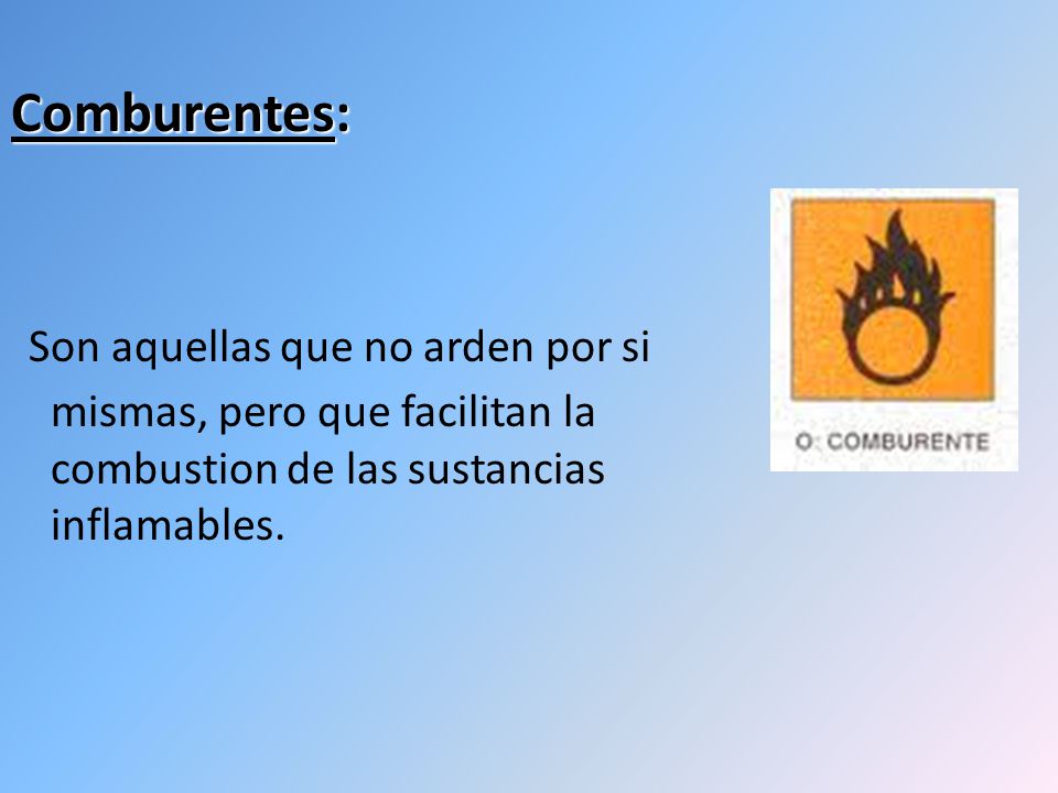 Corrosivos: Sustancias que en contacto con ciertos materiales y el tejido vivo (piel, mucosas) ejercen una acción destructiva.