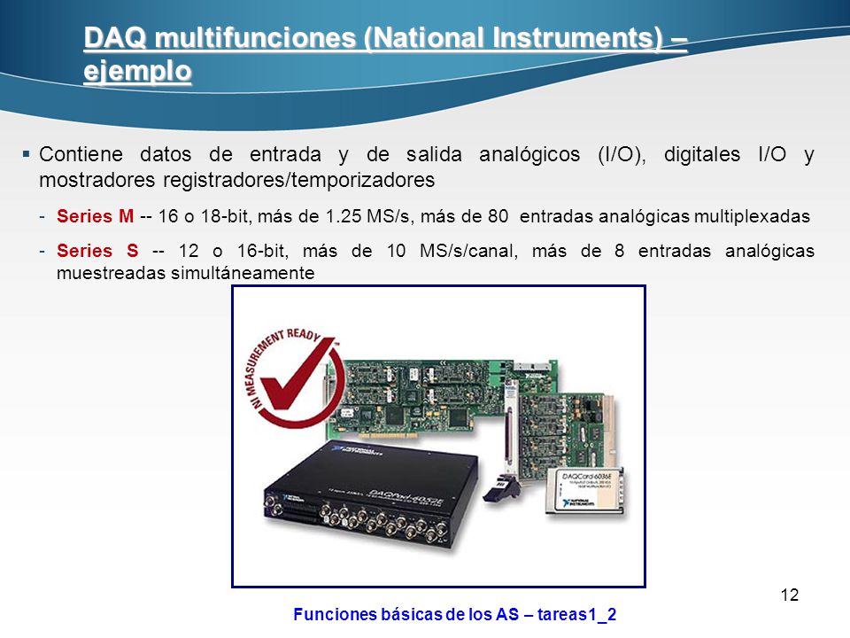 DAQ multifunciones (National Instruments) – ejemplo