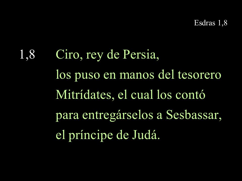 los puso en manos del tesorero Mitrídates, el cual los contó