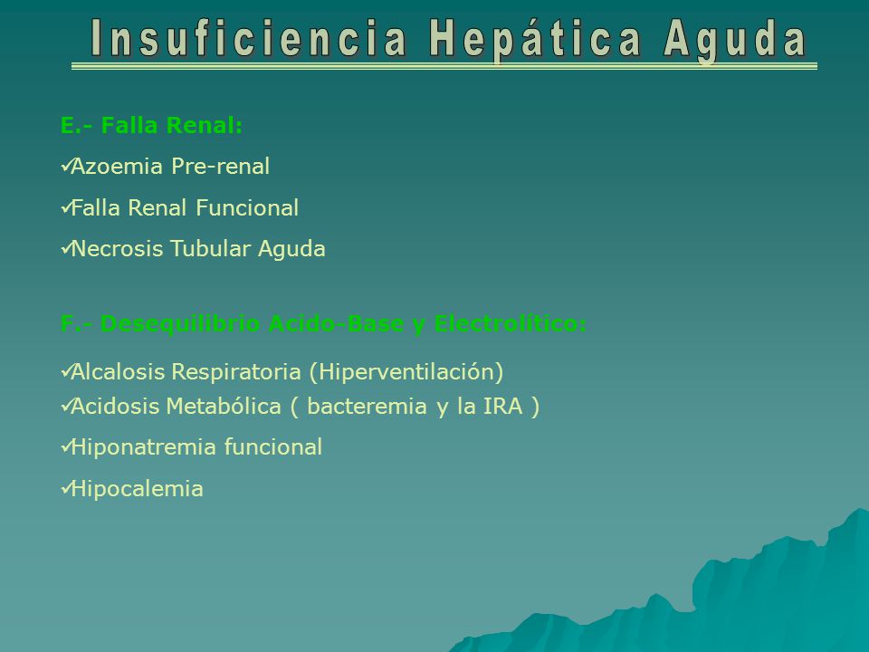 Insuficiencia Hepática Aguda