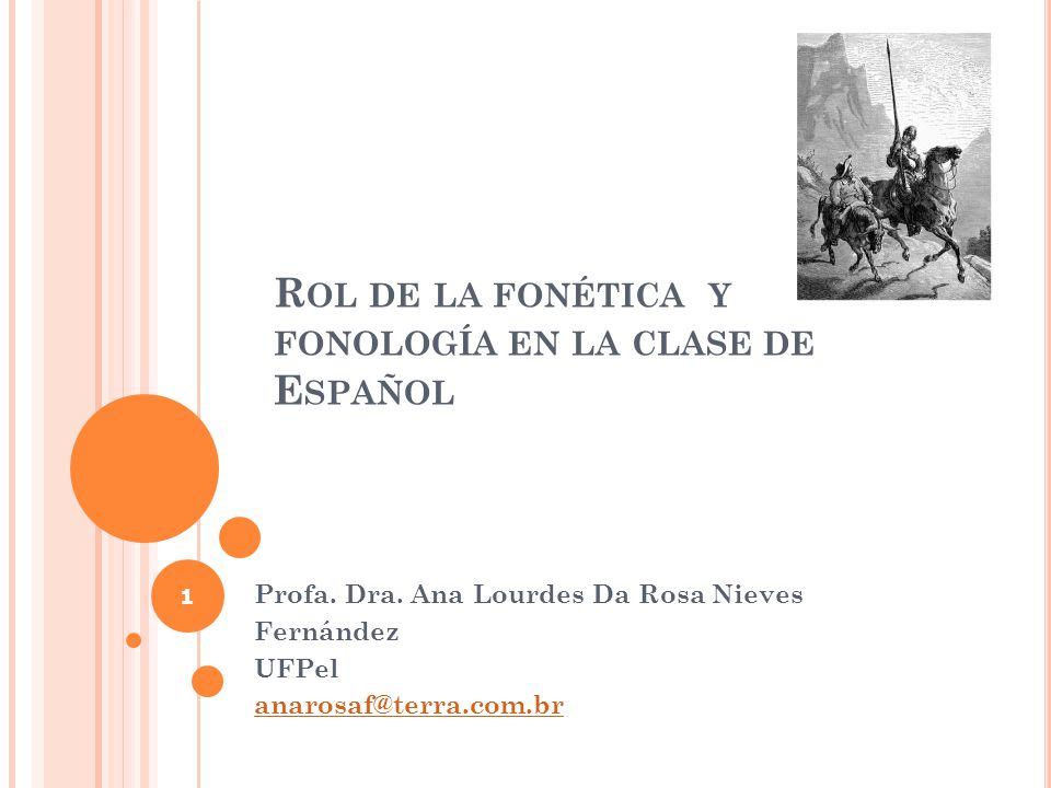 Rol de la fonética y fonología en la clase de Español