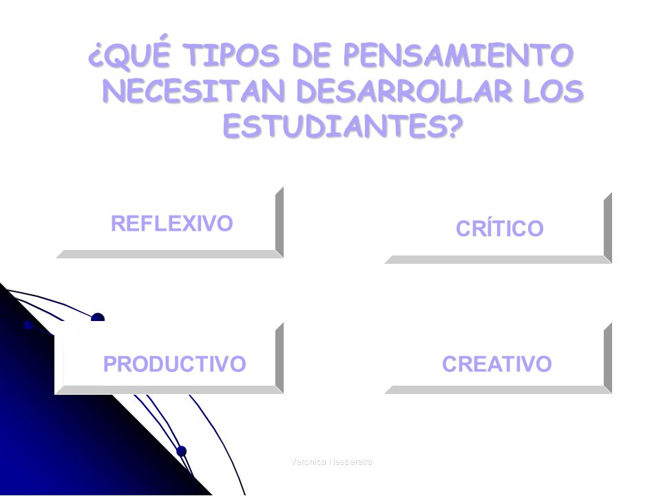 ¿QUÉ TIPOS DE PENSAMIENTO NECESITAN DESARROLLAR LOS ESTUDIANTES