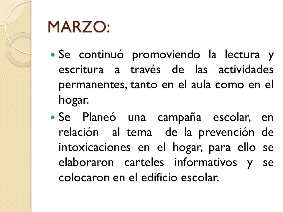 MARZO: Se continuó promoviendo la lectura y escritura a través de las actividades permanentes, tanto en el aula como en el hogar.