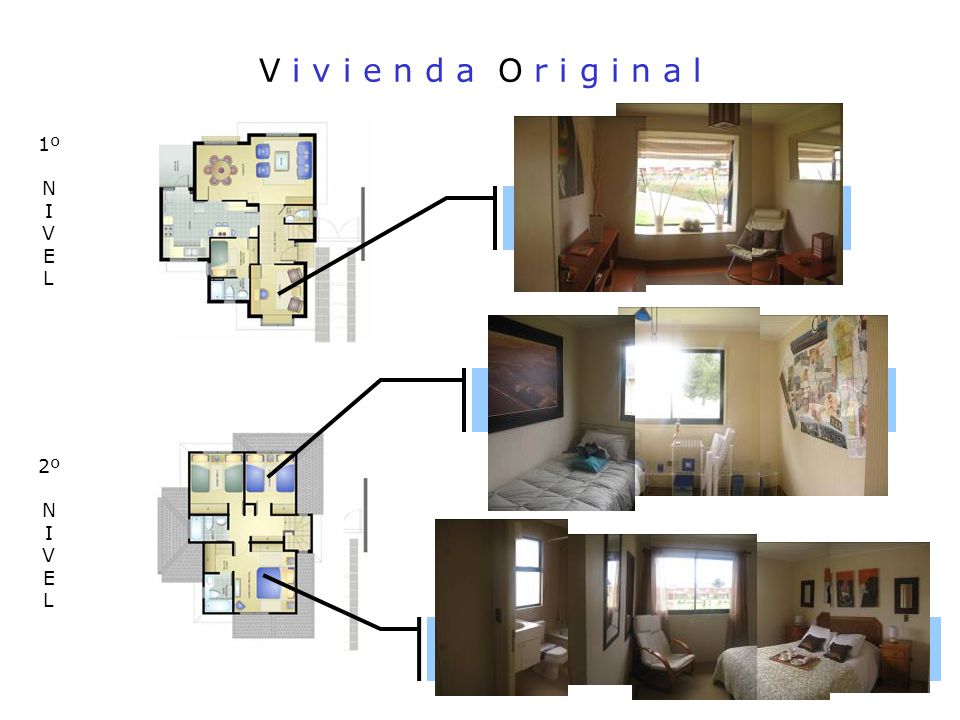 V i v i e n d a O r i g i n a l 1º N I V E L 2º N I V E L