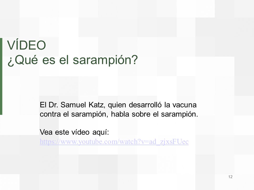 VÍDEO ¿Qué es el sarampión