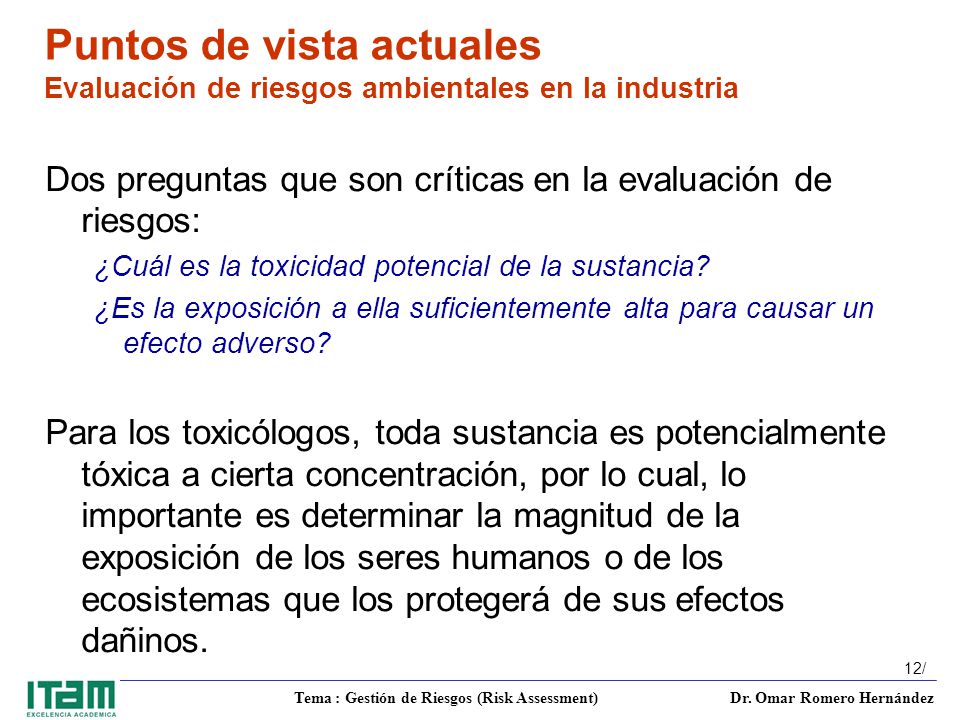 Puntos de vista actuales