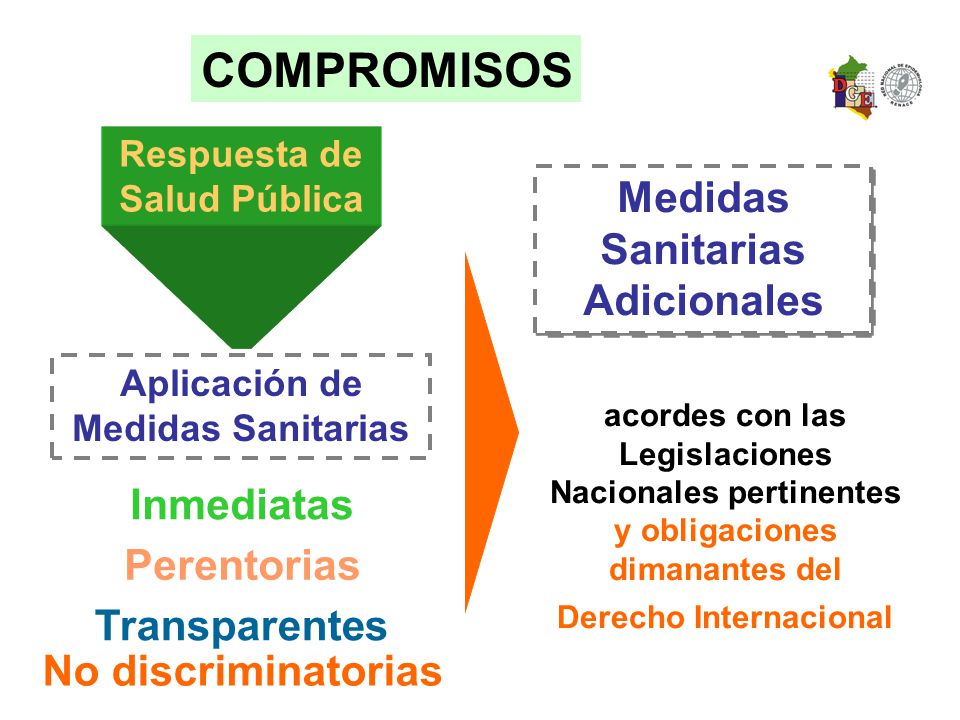 COMPROMISOS Medidas Sanitarias Adicionales Inmediatas Perentorias