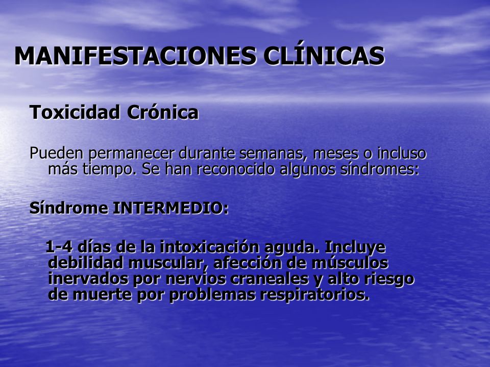 MANIFESTACIONES CLÍNICAS